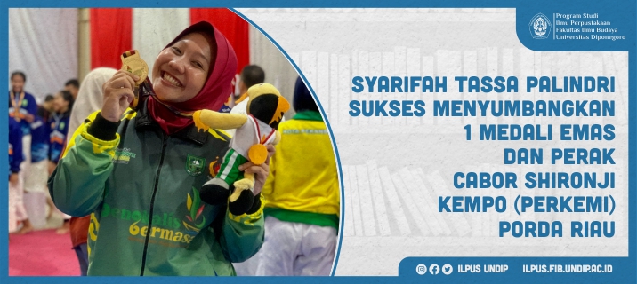 Syarifah Tassa Palindri sukses menyumbangkan 1 medali emas dan  1 medali perak Cabor Shironji Kempo (PERKEMI) Porda Riau 2022