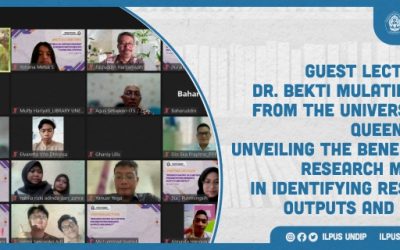Guest Lecture by Dr. Bekti Mulatiningsih from the University of Queensland: Unveiling the Benefits of Research Metrics in Identifying Research Outputs and Impact