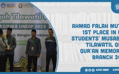Ahmad Falah Muttaqi – 1st Place in Undip Students’ Musabaqoh Tilawatil Qur’an Qur’an Memorizing Branch 30 juz
