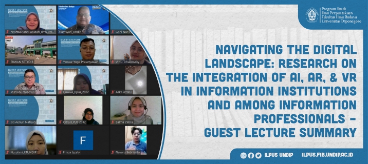 Navigating the Digital Landscape: Research on the Integration of AI, AR, and VR in Information Institutions and Among Information Professionals – Guest Lecture Summary