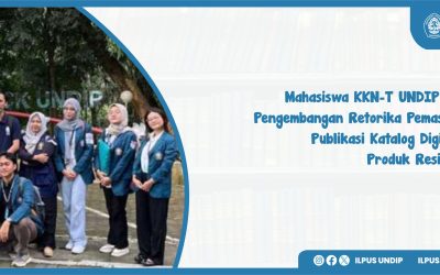 UNDIP KKN-T Student Supports the Development of Marketing Rhetoric and Digital Catalog Publication for Sigur.id Resin Products